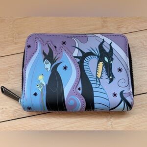 Loungefly Maleficent Purple and Black Wallet